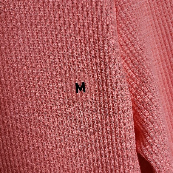 NWT American Eagle AEO Long Sleeve Cropped Hey Baby Mock Neck Tee Medium Preppy - Picture 6 of 12